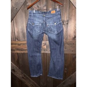 Levis Women's Juniors 7M Jeans Blue‎ Bootcut Flare Western Cowgirl